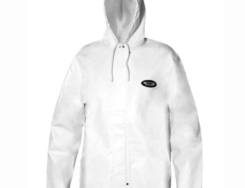 Grundéns “Clipper 82” Medium Duty, White Hooded Jacket